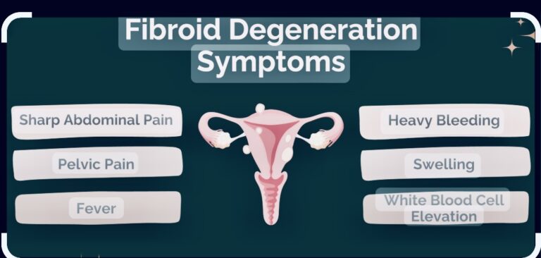 Causes of fibroid degeneration